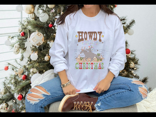 Howdy Christmas Light - DTF