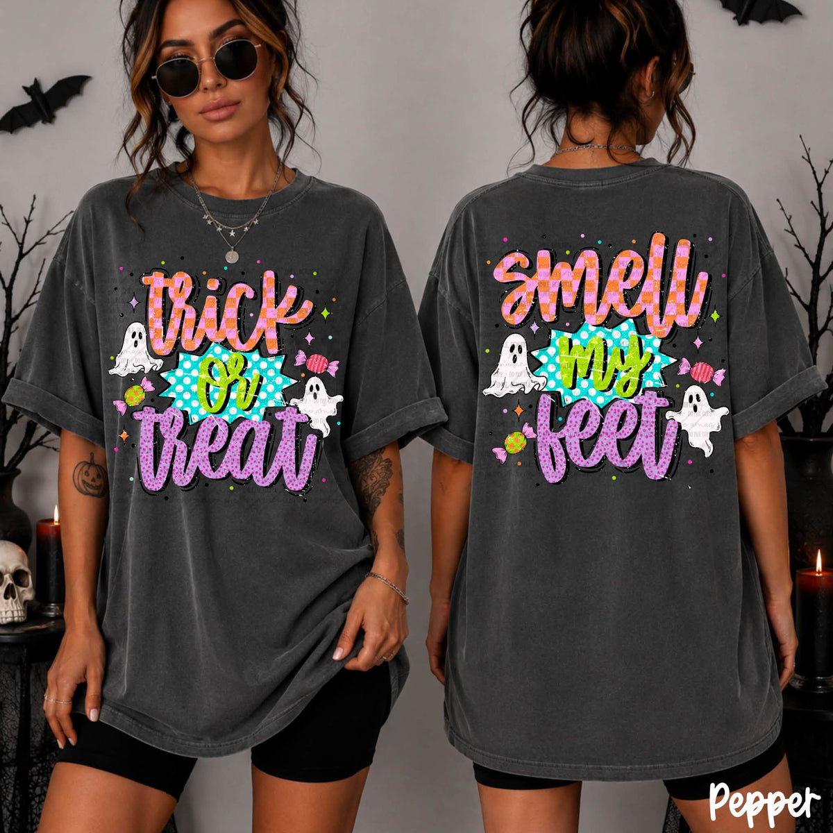 Pink Smell my feet (back)-DTF&UV