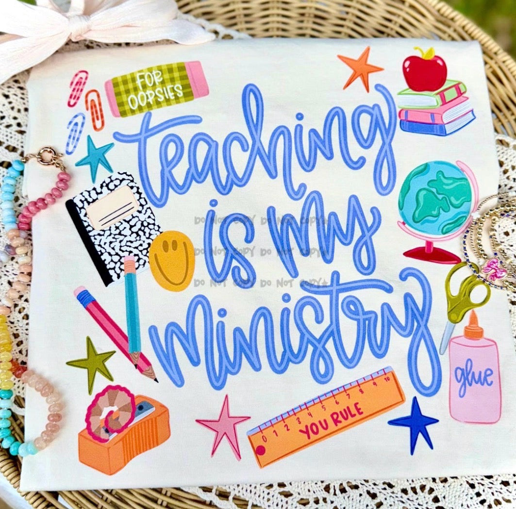 Teaching is my ministry-DTF&UV