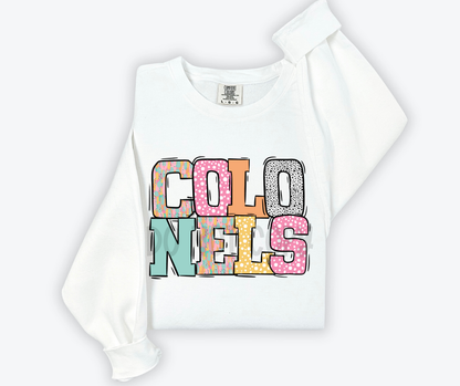 Pastel Stroke Varsity Mascots (ALL Mascots in this listing Dropdown)-DTF