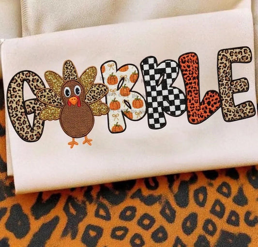 Gobble with Turkey-DTF&UV