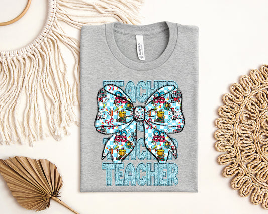 TEACHER BOW-dtf