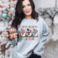 Stay Groovy And Bright Snowman Retro Checkered - DTF