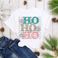 Ho Ho Ho Multicolor Snowflakes -DTF