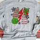 Christmas collage glitter-DTF