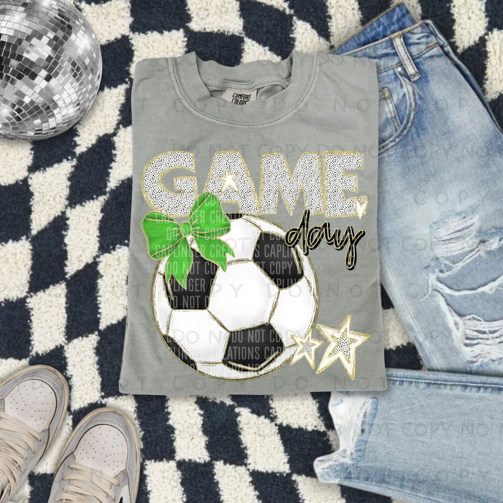 Game day Soccer(all colors in dropdown)-DTF