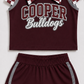 ABI Custom Bow Shirt and Shorts Set  -Pre Order