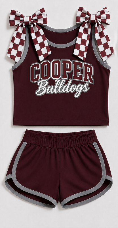 ABI Custom Bow Shirt and Shorts Set  -Pre Order