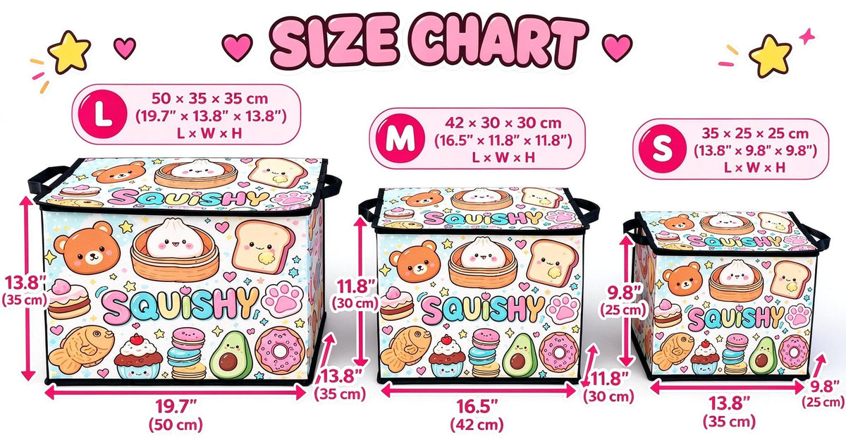 Foldable squishy carry case -Pre Order