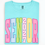 Senior 2027 striped multi colored- DTF&UV