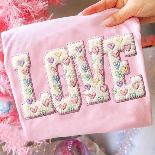 Love pastel hearts-DTF&UV