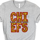 Chiefs gold sequin Kansas City-DTF