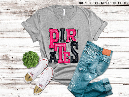 Pirates Black and Pink - DTF