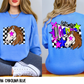 Bright Checkered Mascots (BACK- Dropdown)-DTF&UV