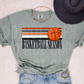 Basketball Season Retro Stripe-dtf