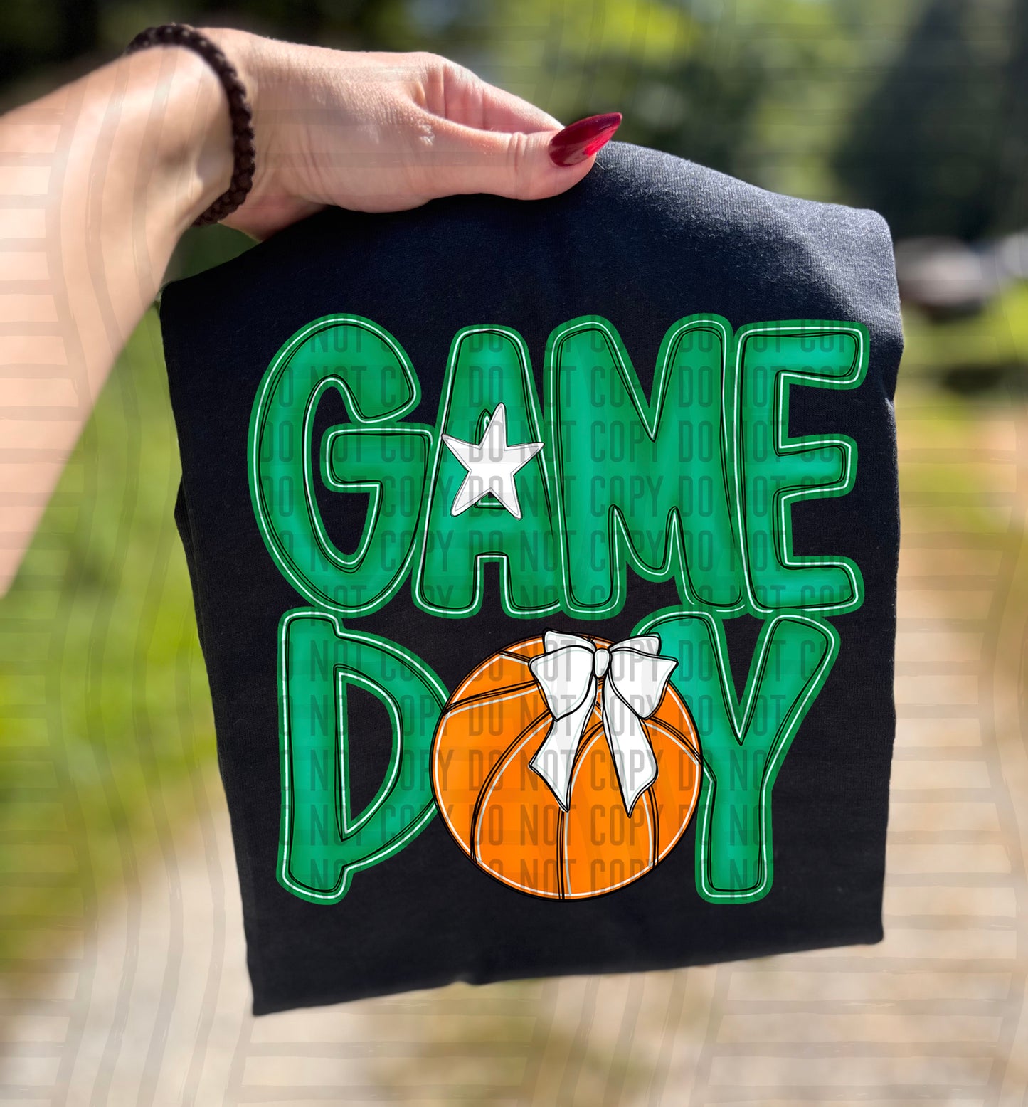 Game day Basketball (DROPDOWN Colors)-DTF&UV