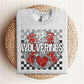 Baseball Mascots Faux Embroidery Checkered Sequins -DTF