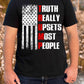 Trump truth really upsets (red & white)-DTF
