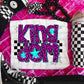 Pink Leopard Neon Mascots (dropdown)-DTF&UV
