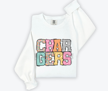 Pastel Stroke Varsity Mascots (ALL Mascots in this listing Dropdown)-DTF