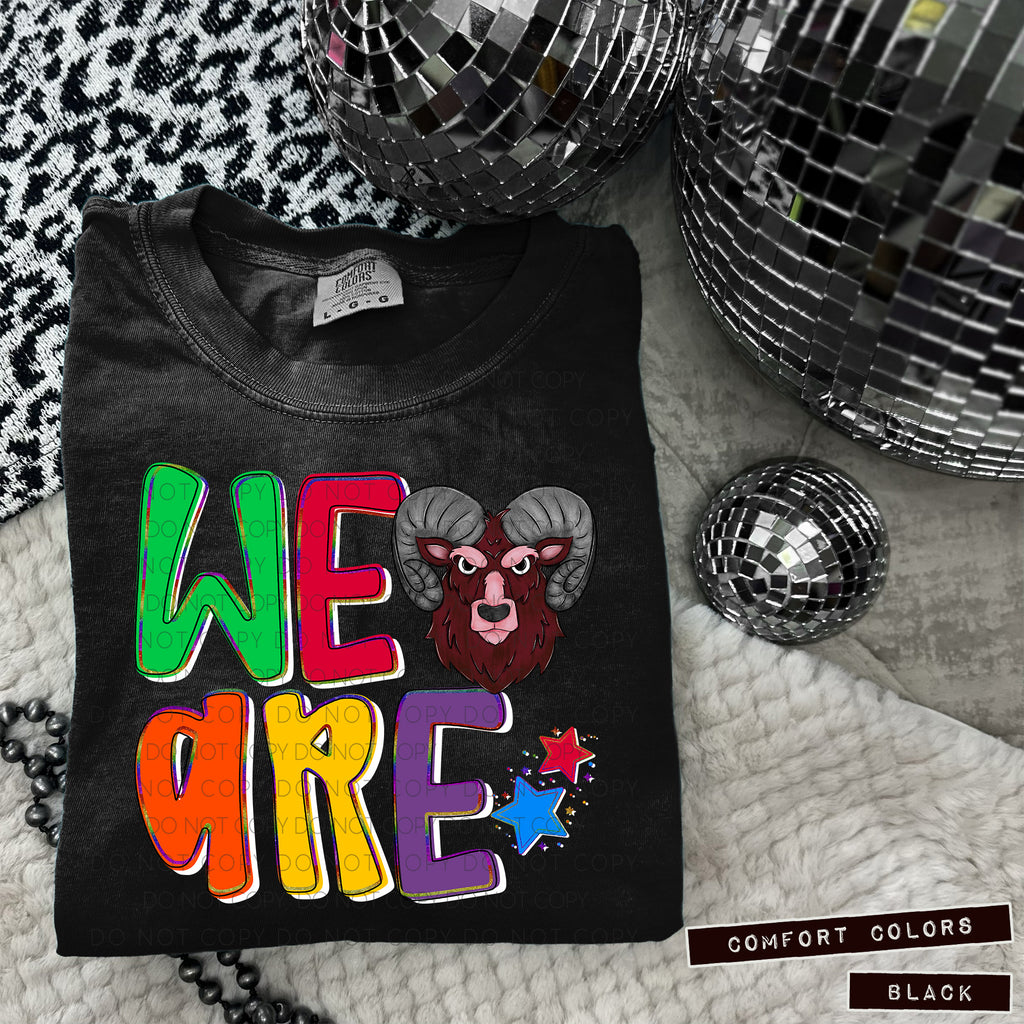 WE ARE MASCOT Heads(dropdown)-DTF