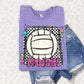 Bright preppy volleyball- (DROPDOWN MASCOT)-DTF&UV