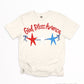 God Bless America triple stars-DTF&UV