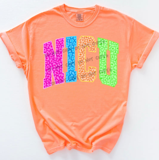 Neon Leopard Occupation NICU-DTF&UV