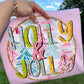 Holly & jolly circle-DTF&UV