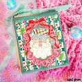 Santa bow frame -DTF
