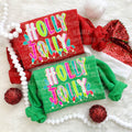 Holly jolly glitter -DTF