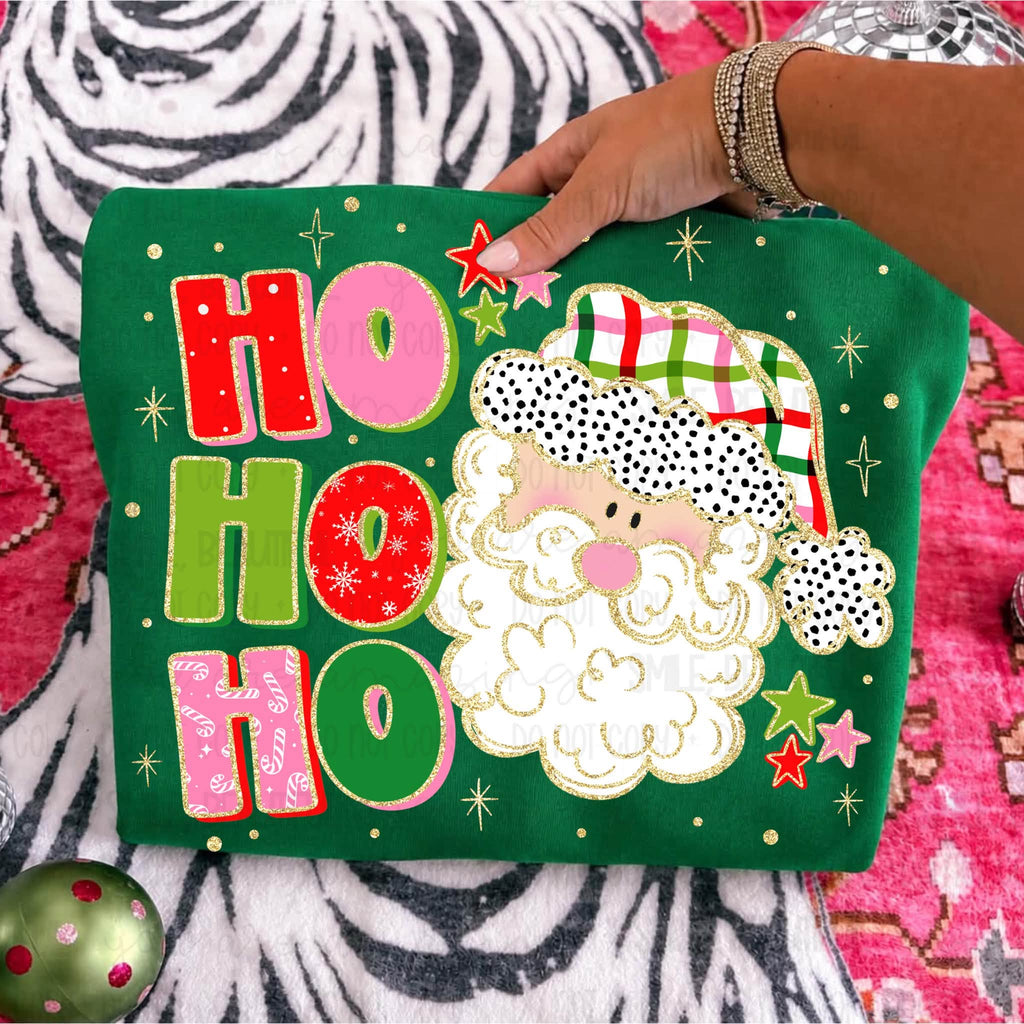ho ho ho Santa  -DTF