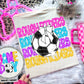Bright Preppy Soccer(included FRONT AND BACK) DROPDOWN- DTF&UV