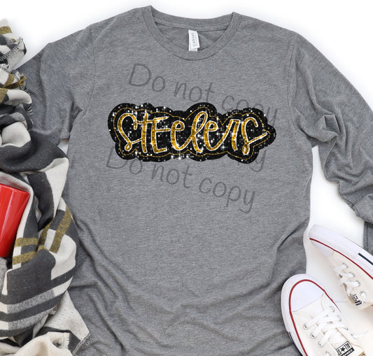 Steelers sequin -DTF