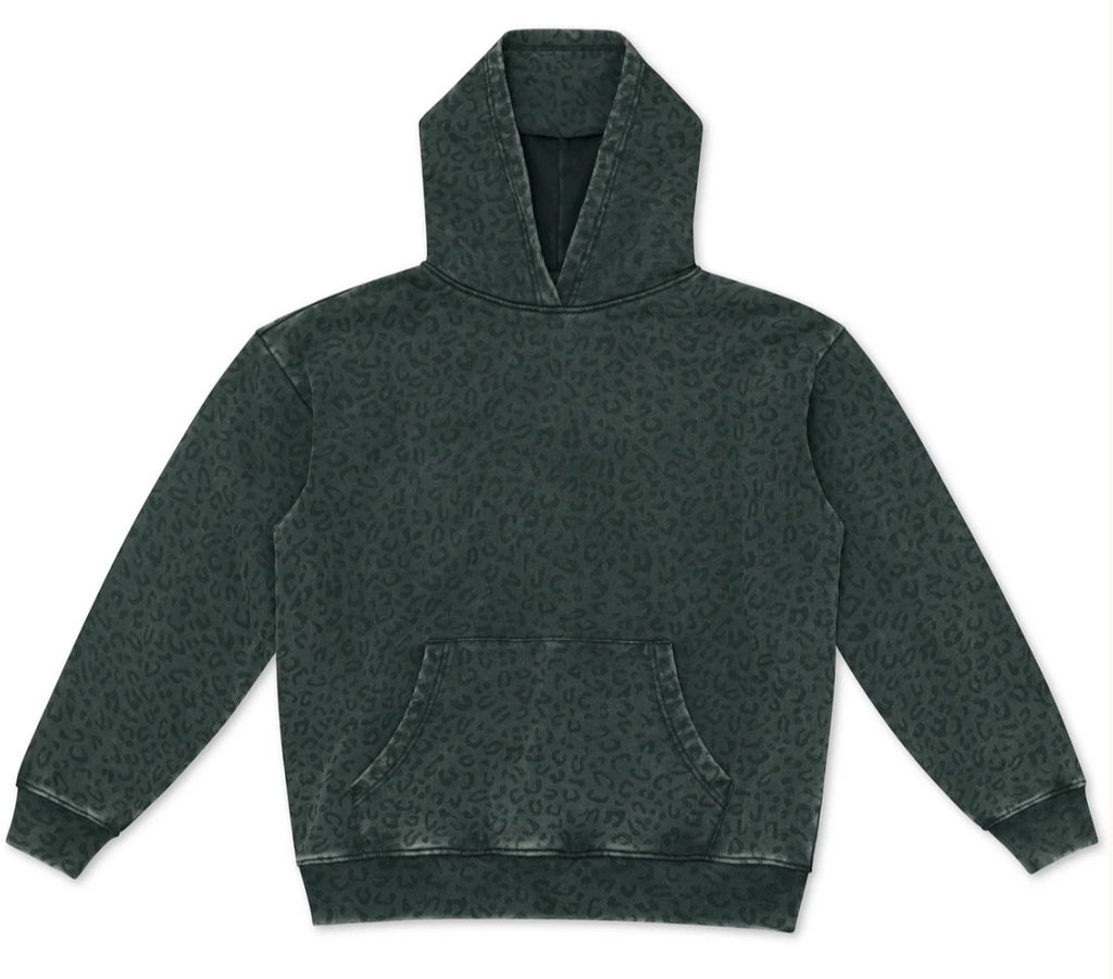 Black Leopard Hoodie-Preorder Closes 10/16