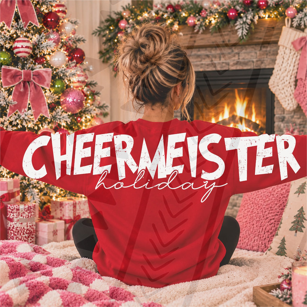 Holiday Cheermister- (All add ons in One listing) Customized-DTF
