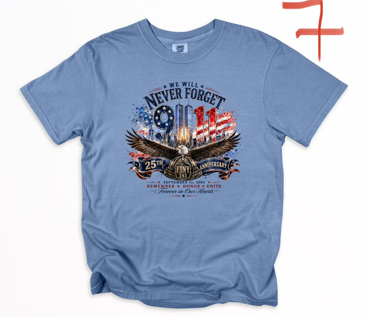9/11 25th Anniversary (multiple options) -DTF&UV