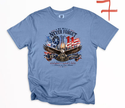 9/11 25th Anniversary (multiple options) -DTF&UV