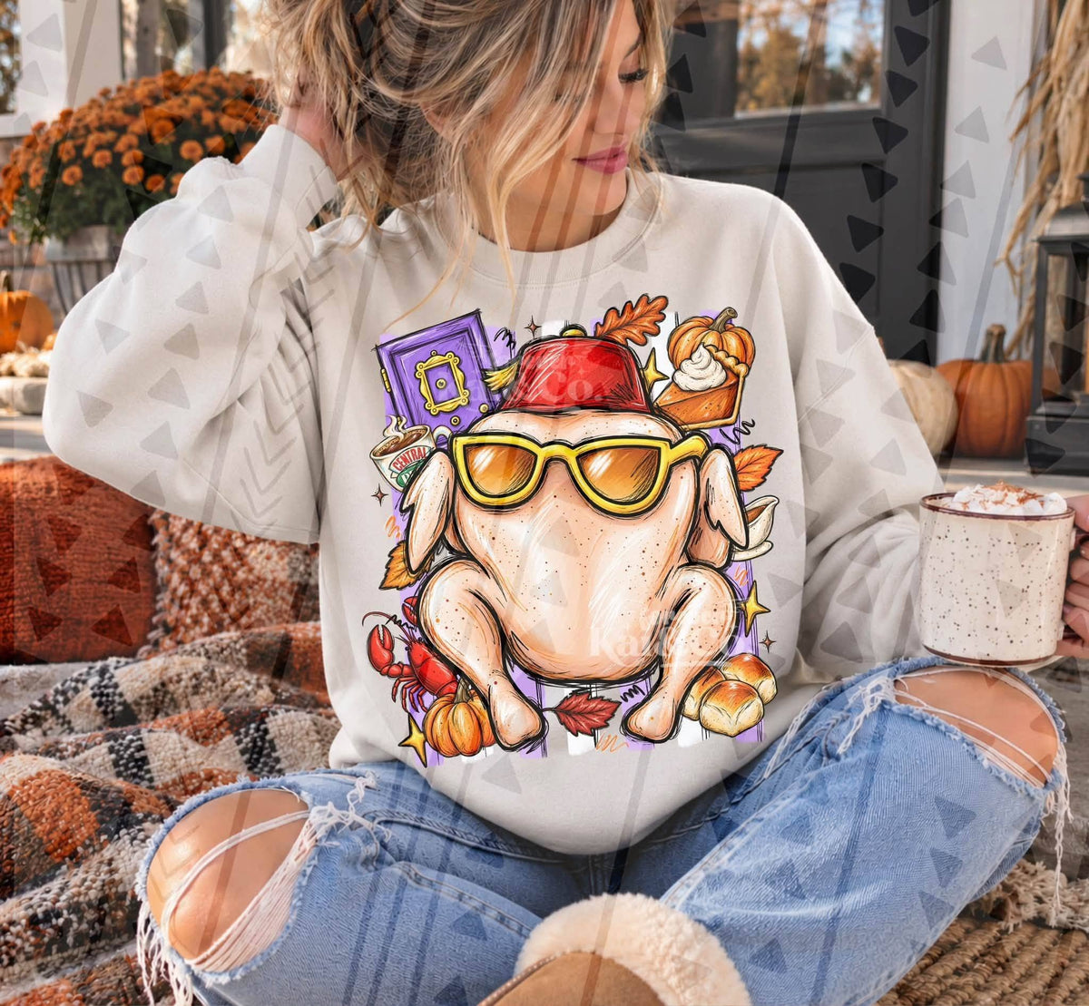 Friendsgiving Full Color (All add ons in One listing)-DTF