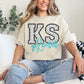 Polka Dotted Faux Embroidery States (ALL STATES)-DTF
