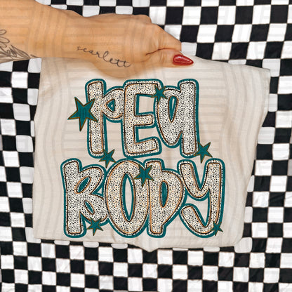 Teal Dotty (DROPDOWN MENU)-DTF&UV