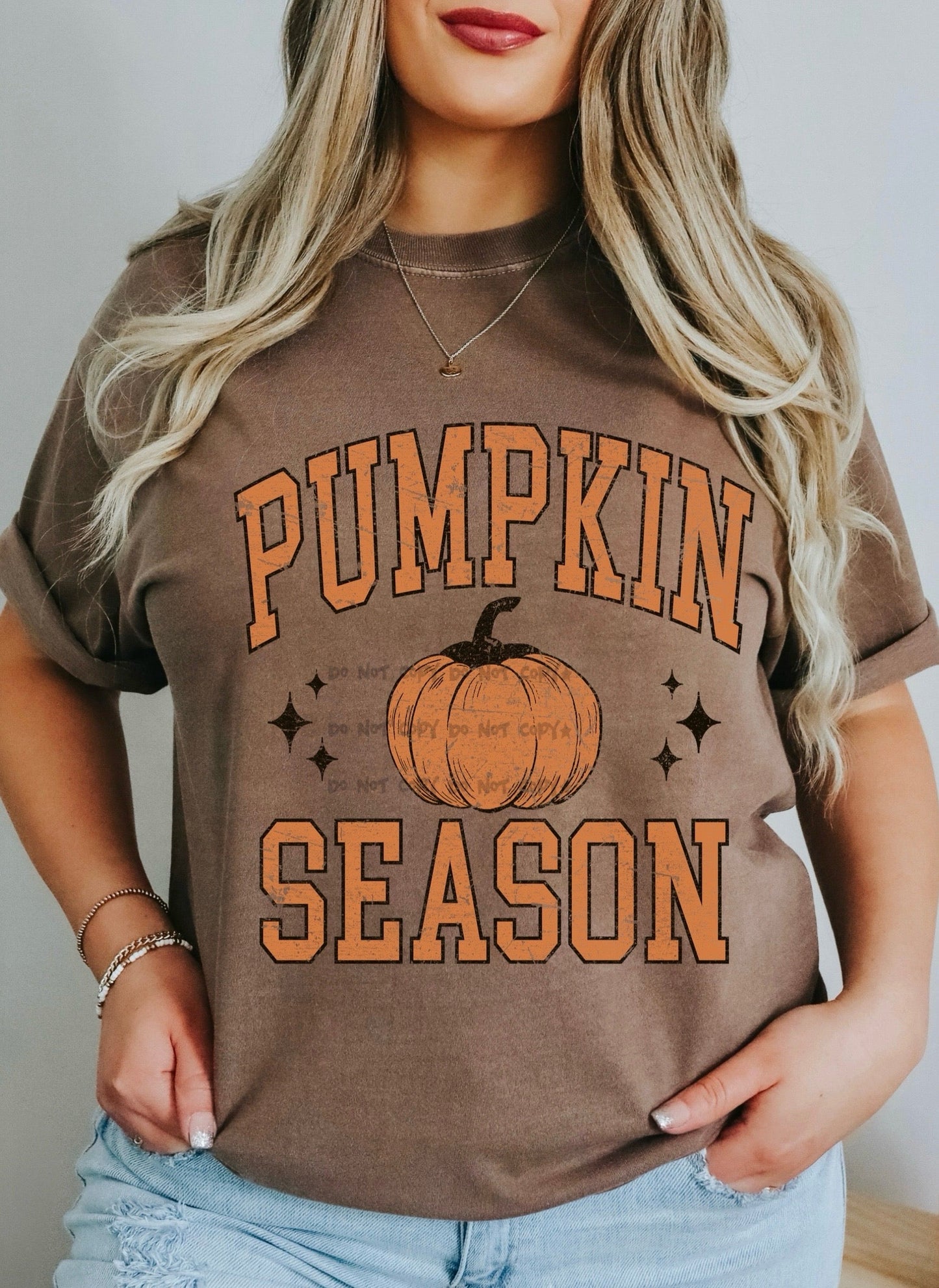 Pumpkin season distressed-DTF