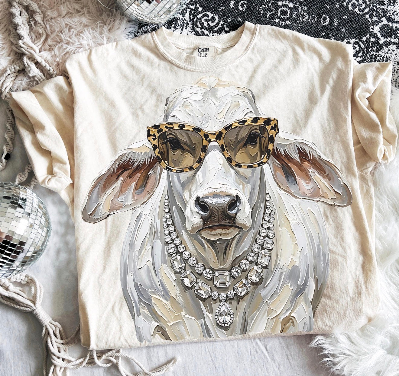 Glam cow- DTF&UV