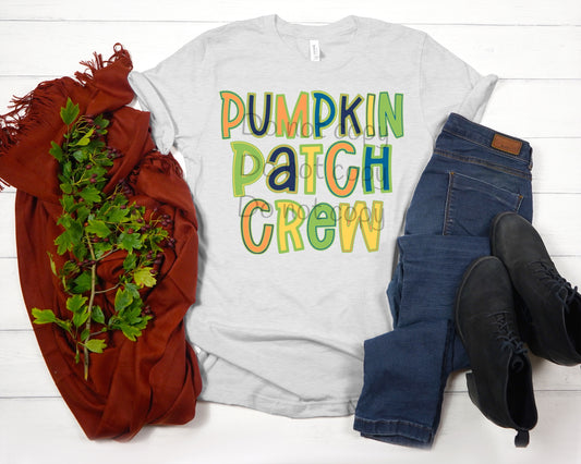 Pumpkin patch crew fall colors-DTF