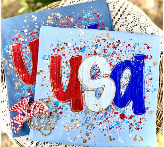 USA splatter - DTF&UV