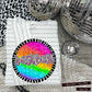 Rainbow Splatter Rounds(Dropdown)- DTF&UV