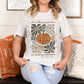 I will Praise Him in Every Season boho floral with pumpkin-DTF