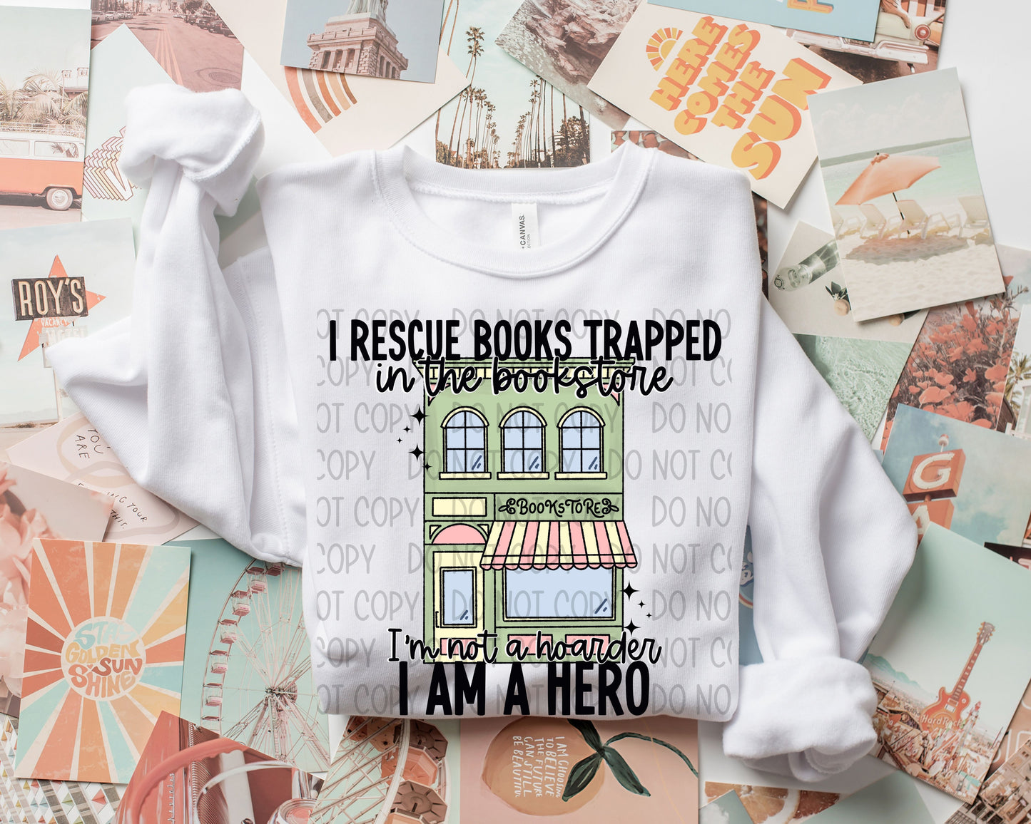 I Rescue Books Trapped In A Bookstore -DTF