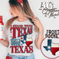 I Stand With Texas FRONT ONLY - DTF