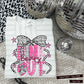 Pink out Silver- (DROPDOWN MASCOT)-DTF&UV